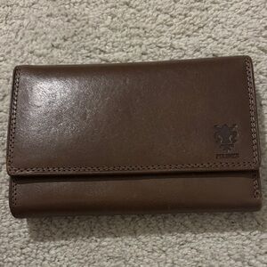 Vera Pelle Tan Leather Wallet